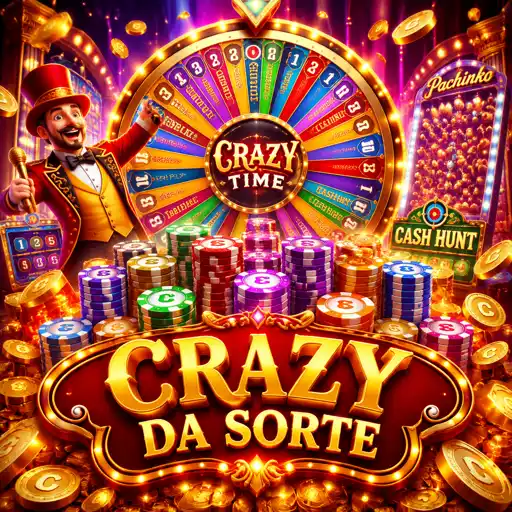 Rodada de bônus do Crazy Time com multiplicadores exibidos na tela do estúdio