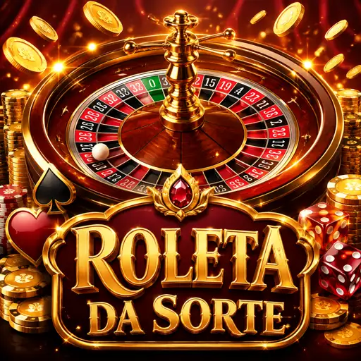 Roda de roleta com números acesos em azul
